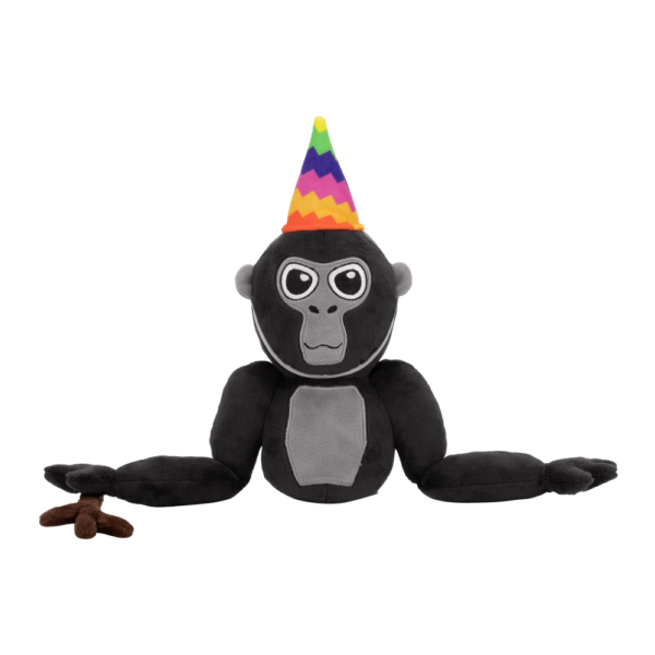 Gorilla Tag Plush Rainbow And Black Hat 5