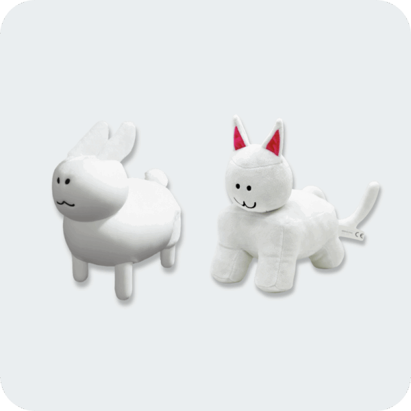 Roblox Gubby and Classic Cat Plush
