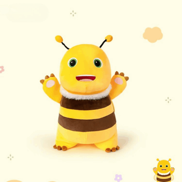 HONEYBEE NAILONG Cute Dino Plush in Bee Costume