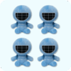 Bluudud Plush 4PCS bg 1782551201